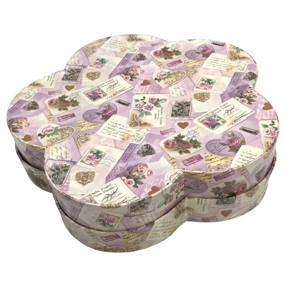 Keepsake Memory Postcard Print Petal Box Storage